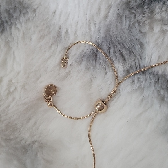 3/$12 Adjustable lauren conrad gold tone jeweled bracelet - Picture 5 of 5